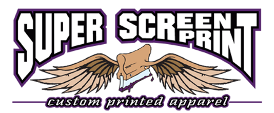 Super Screen Print branded banner