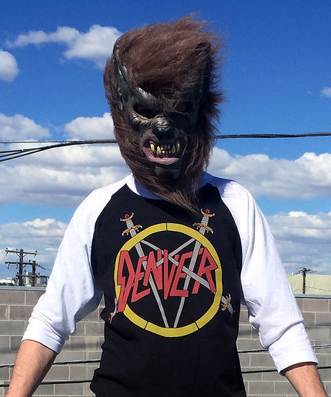 Denver-Slayer baseball jersey with skull design